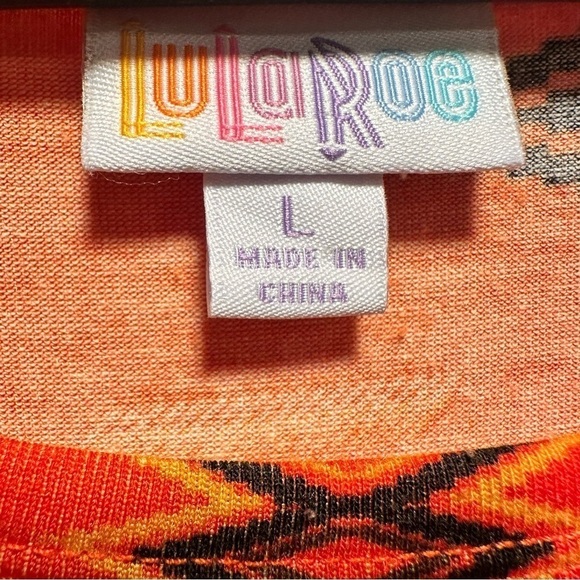 LulaRoe Carly Long Dress High Low Hem Stretchy Comfortable Front Pocket Casual M - Picture 5 of 10